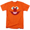 Sesame Street - Ernie Face Adult Regular Fit Short Sleeve