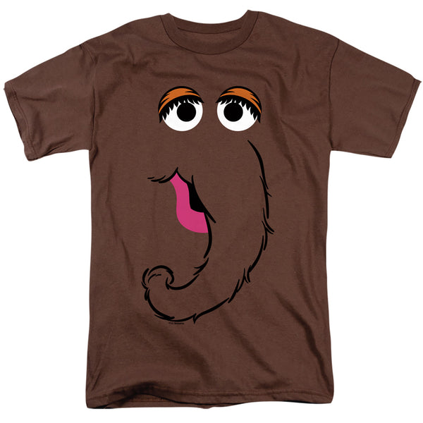 Sesame Street - Snuffleupagus Face Adult Regular Fit Short Sleeve