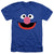 Sesame Street - Grover Face Adult Regular Fit Heather Short Sleeve