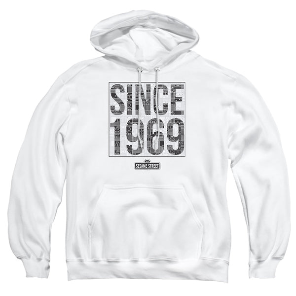 Sesame Street - Since 1969 Pattern Adult Pullover Hoodie