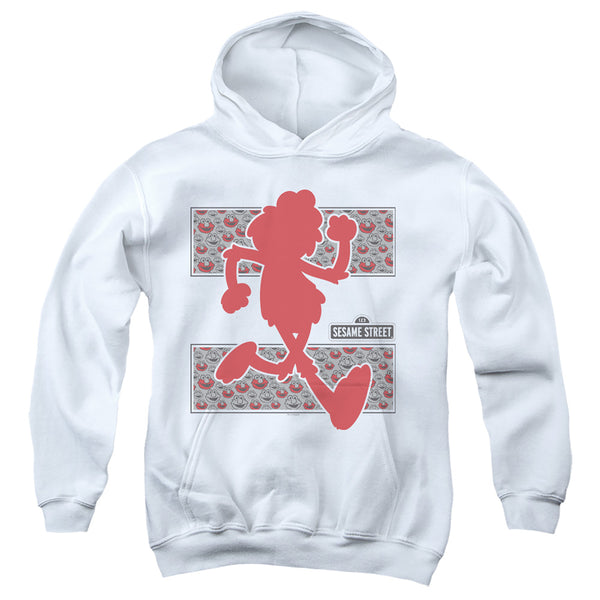 Sesame Street - Elmo Runs Youth Hooded Sweatshirt