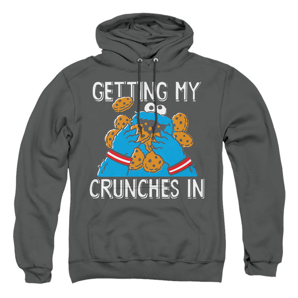 Sesame Street - Cookie Monster My Crunches Adult Pullover Hoodie