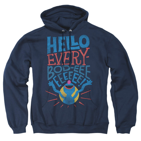 Sesame Street - Grover Hello Everybody Adult Pullover Hoodie