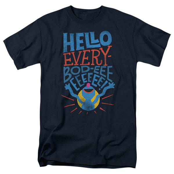 Sesame Street - Grover Hello Everybody Adult Regular Fit Short Sleeve