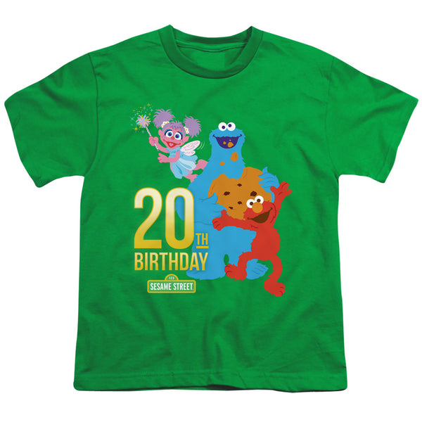 Sesame Street - 20Th Birthday Group Youth Short Sleeve