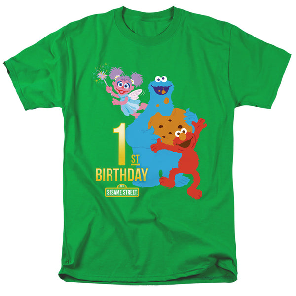 Sesame Street - 1St Birthday Adult Regular Fit Short Sleeve