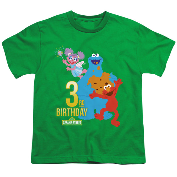 Sesame Street - 3Rd Birthday Youth Short Sleeve