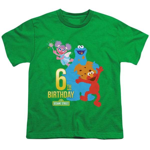 Sesame Street - 6Th Birthday Youth Short Sleeve