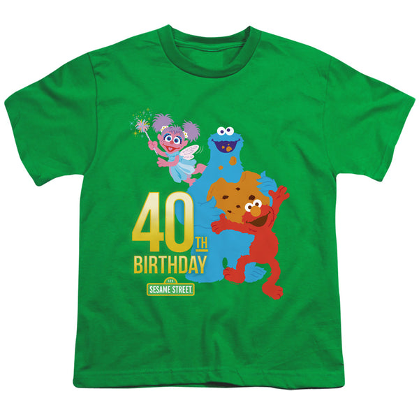 Sesame Street - 40Th Birthday Youth Short Sleeve