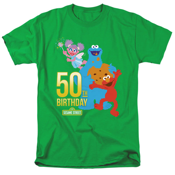 Sesame Street - 50Th Birthday Adult Regular Fit Short Sleeve