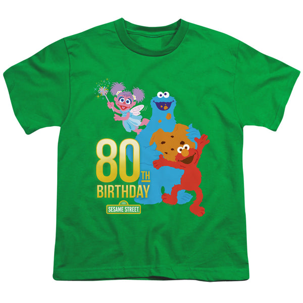 Sesame Street - 80Th Birthday Youth Short Sleeve