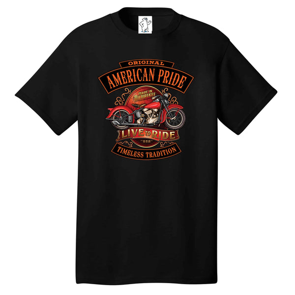 Original American Pride  - Motorcycle T-Shirt