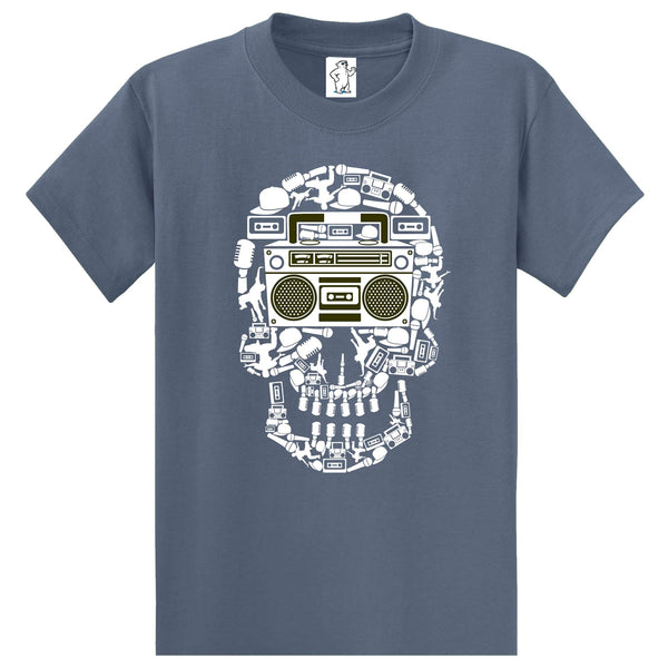 Boombox Skull - Graphic T-Shirt