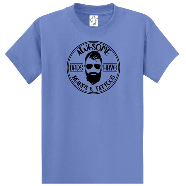 Awesome Dads Have Beards - Dad Shirt