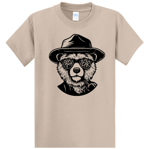 Papa Bear Pipe -Dad Shirt