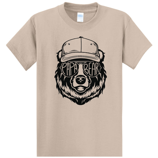 Papa Bear Baseball Hat -Dad Shirt