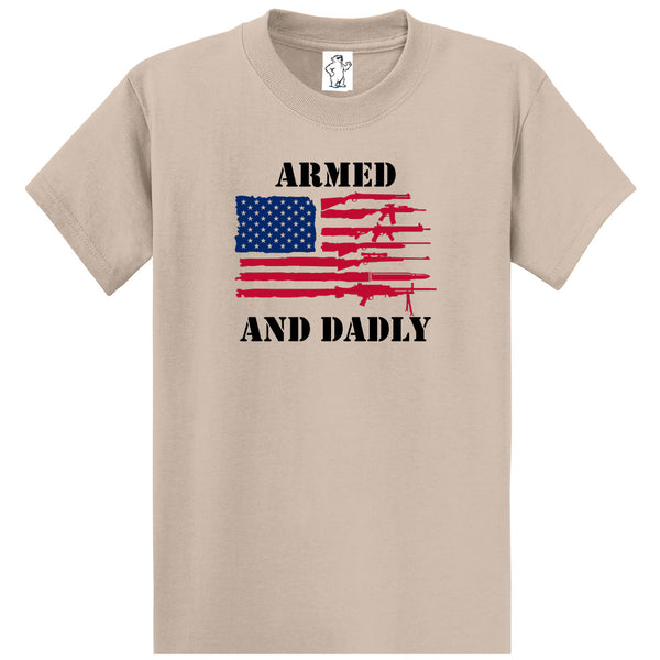 Armed and Dadly Flag -Dad Shirt