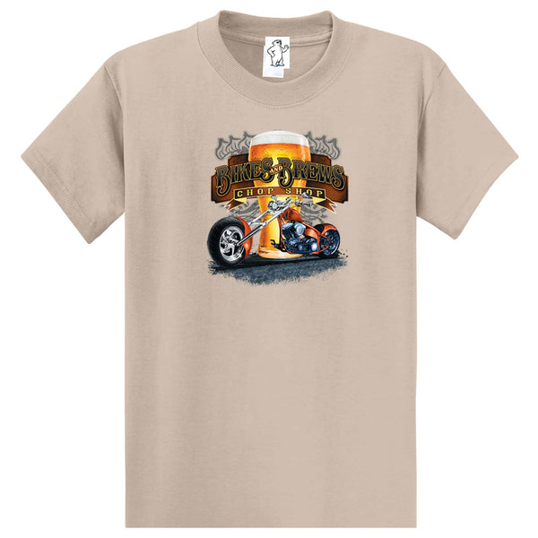 Bikes and Brews Chop Shop - Graphic T-Shirt