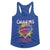 Tootsie Roll Charms Pops-Royal Ladies Slimfit Racerback
