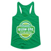 Tootsie Roll Sour Apple Blow Pop-Kelly Ladies Slimfit Racerback