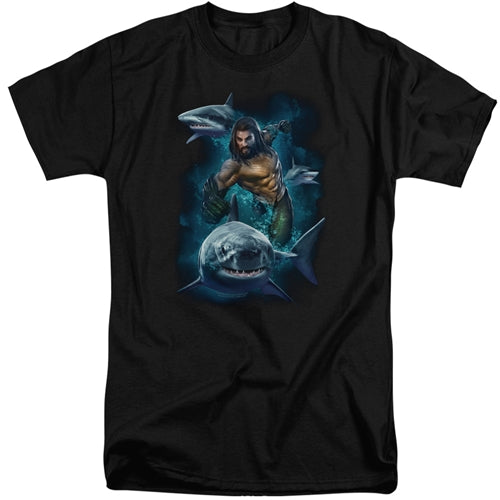 AQUAMAN - Swimming with Sharks T-Shirts