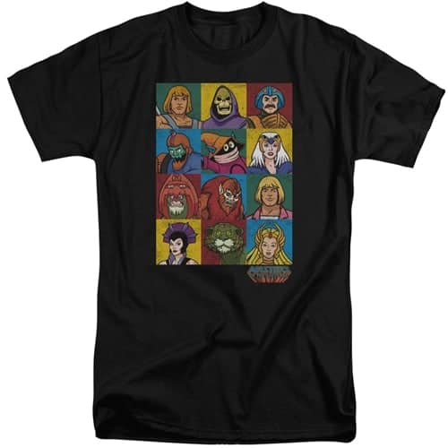Masters of the Universe - Character Heads T-Shirts