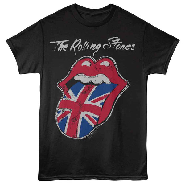 Painted UK Tongue - Rolling Stones T-Shirt