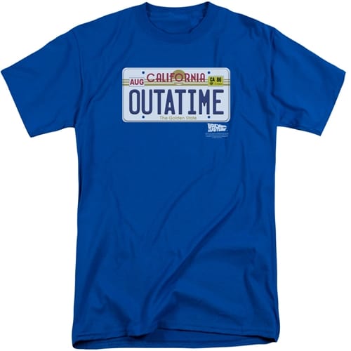 Back To The Future tall shirts