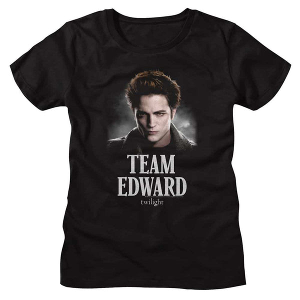 Twilight Team Edward-Ladies S/S Tshirt