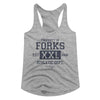 Twilight Forks Athletic Dept-Ladies Slimfit Racerback