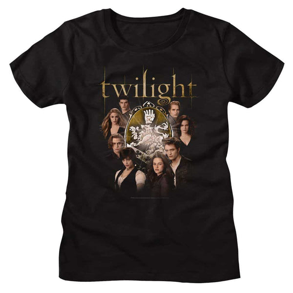 Twilight Cullen Family With Crest-Ladies S/S Tshirt