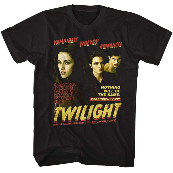 Twilight Vampire Wolves Romance- S/S Tshirt
