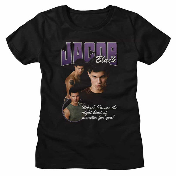 Twilight Jacob Right Kind Of Monster-Ladies S/S Tshirt