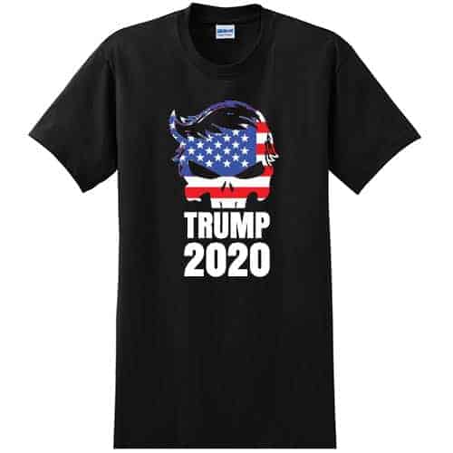 Trump 2020 Patriotic Skull T-Shirt