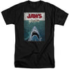 Jaws - Lined Poster Adult Tall Fit Short Sleeve