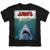 Jaws - Lined Poster Youth Short Sleeve