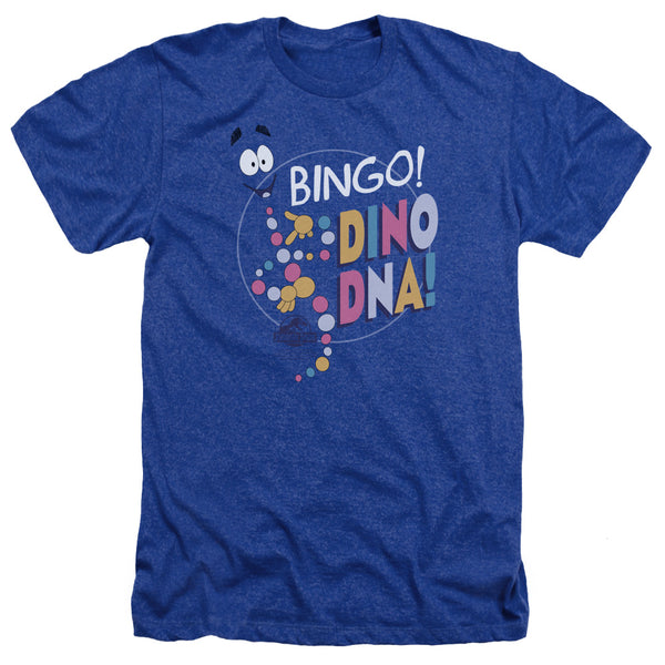 Jurassic Park - Bingo Dino Dna Adult Regular Fit Heather Short Sleeve