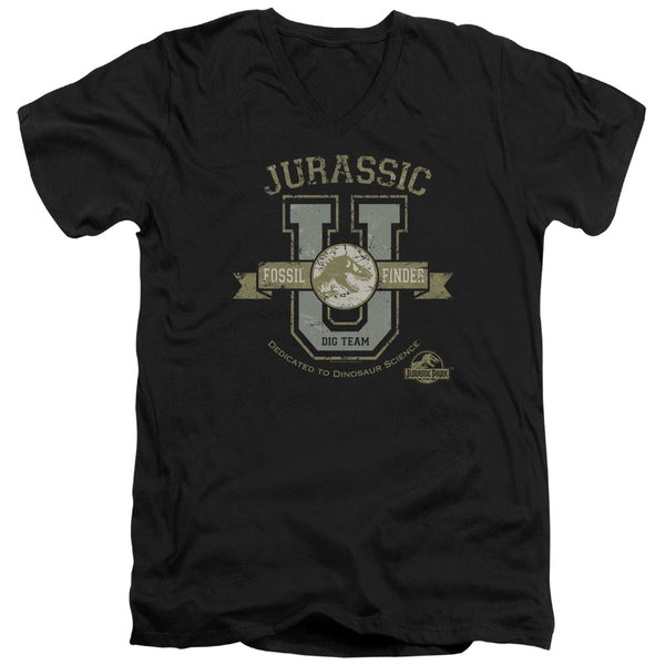 Jurassic Park - Jurassic U Adult Slim Fit V Neck Cotton