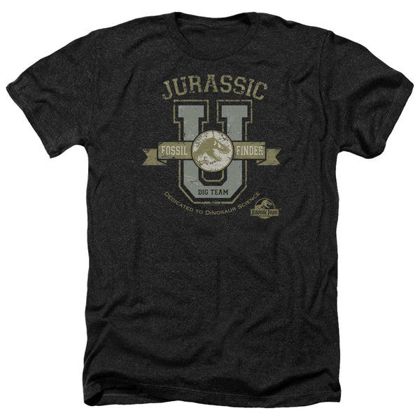 Jurassic Park - Jurassic U Adult Regular Fit Heather Short Sleeve