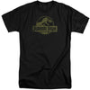 Jurassic Park - Distressed Logo Adult Tall Fit Short Sleeve