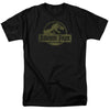 Jurassic Park - Distressed Logo Adult Regular Fit Short Sleeve
