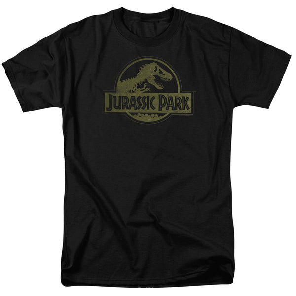 Jurassic Park - Distressed Logo Adult Regular Fit Short Sleeve