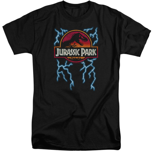 Jurassic Park - Lightning Logo Adult Tall Fit Short Sleeve