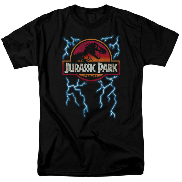 Jurassic Park - Lightning Logo Adult Regular Fit Short Sleeve