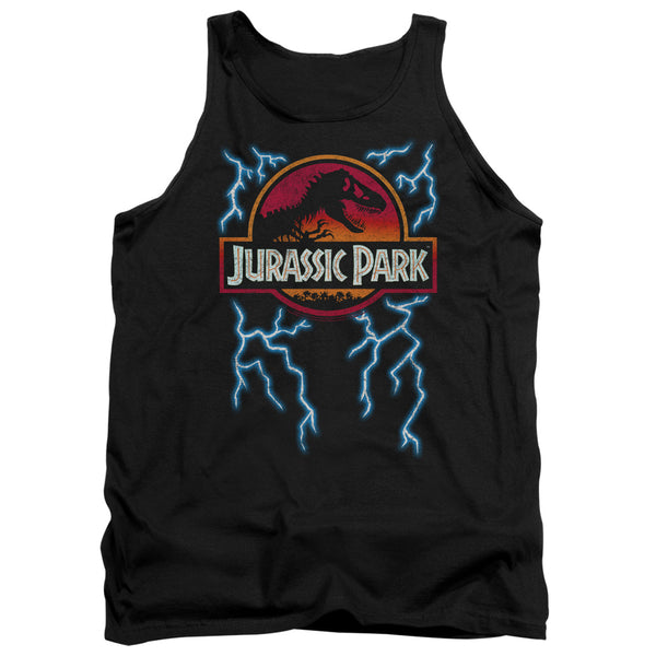 Jurassic Park - Lightning Logo Adult Tank Top