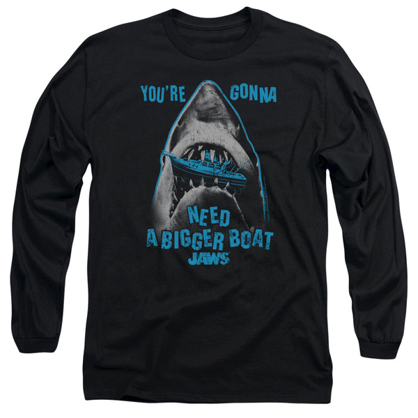 Jaws - Boat In Mouth Adult Long Sleeve