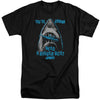 Jaws - Boat In Mouth Adult Tall Fit Short Sleeve