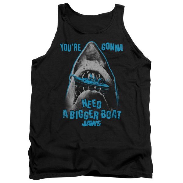 Jaws - Boat In Mouth Adult Tank Top