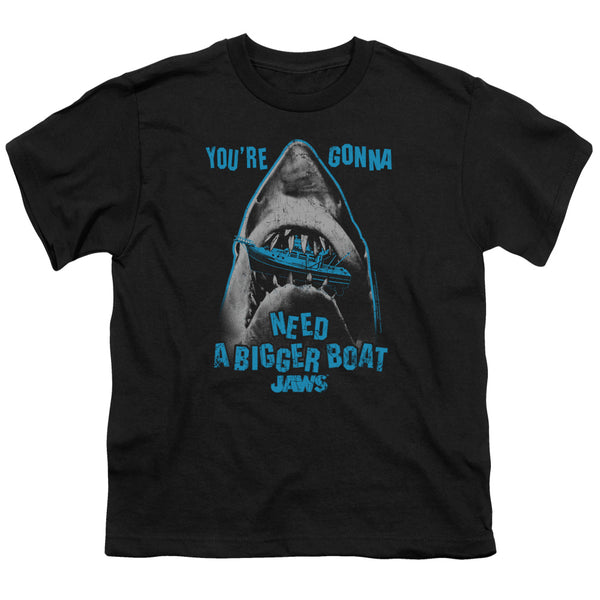 Jaws - Boat In Mouth Youth Short Sleeve