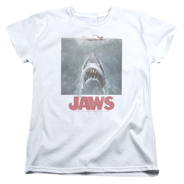 Jaws - Distressed Jaws Women's Short Sleeve
